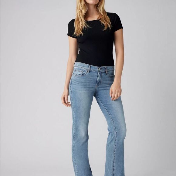 Levi’s Classic Bootcut Blue Denim Jeans Size 8 - Picture 1 of 9